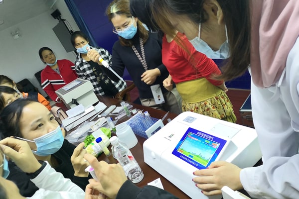 麻豆性爱视频科技農殘儀走進廣西南寧市場監督局